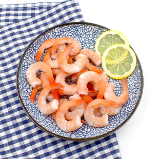 仿真大虾仁模型假明虾河虾海鲜菜品拍摄摆设道具PVC发夹配件