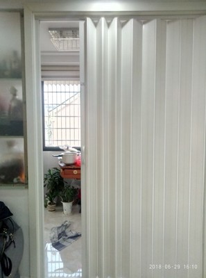 pvc客厅隔断吊轨阳台商铺折叠门