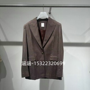 深红色外套2J1F510 2799 专柜正品 47折D家2025春款