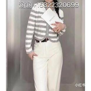 惠Jsister 2024春款专柜正品新款百搭针织衫女S411204044-969