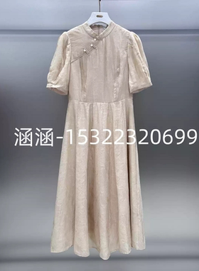 J03专柜正品2024秋季时尚新中式设计感连衣裙 J430011416-1690