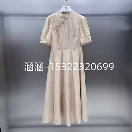 J03专柜正品2024秋季时尚新中式设计感连衣裙 J430011416-1690