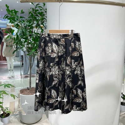 SING衣香家2025年秋季新款花色中长裙半身裙150823105-799