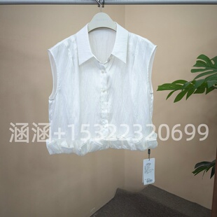 35折RB家2025夏正品 衬衫 上衣6A22C68898 599 无袖