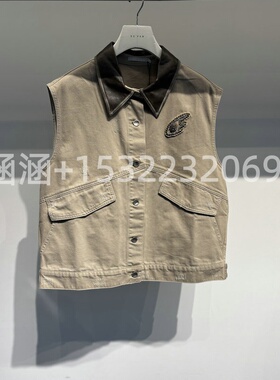 618惠芮家RUIFAN2025夏专柜正品短马甲外套RL30703162-1599