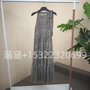 779 豹纹连衣裙6A22L61993 如缤RUBIN2025夏正品 无袖