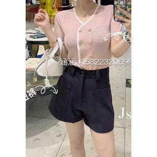 惠Jsister 2024夏款专柜正品新款百搭针织衫女S422104281-639