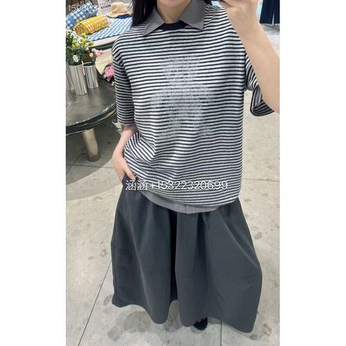 Jsister 2025夏款专柜正品新款百搭上衣S522201003-599