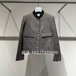 中灰色外套2J1F441 2599 专柜正品 47折D家2025春款