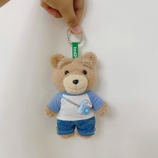仅售娃衣Ted2泰迪熊娃衣玩偶公仔挂件衣服潮酷露营装裤子着替套装