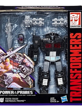 变形金刚 孩之宝 领袖战争 天元之力 领袖级 L级 暗黑色 擎天柱