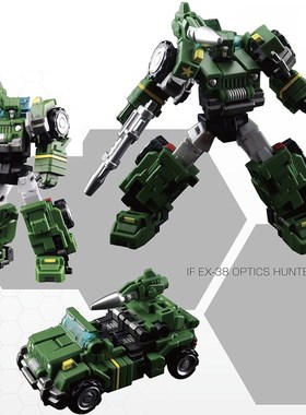 变形玩具 铁工厂 IronFactory IF EX-38 探长 猎光者 小比例 盒装