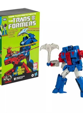 变形金刚 孩之宝 40周年限定 复古元祖 漫画版 L级 斯塔萨斯 黑山