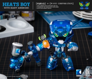 核诚治造 X WAVE 热炽仔 靛蓝大师 HEATS BOY 限定版 机甲 模型
