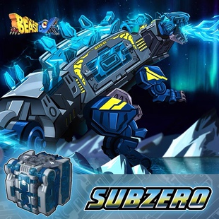 变形玩具 52TOYS 猛兽匣 绝对零度 哥斯拉 怪兽 恐龙 机甲 模型