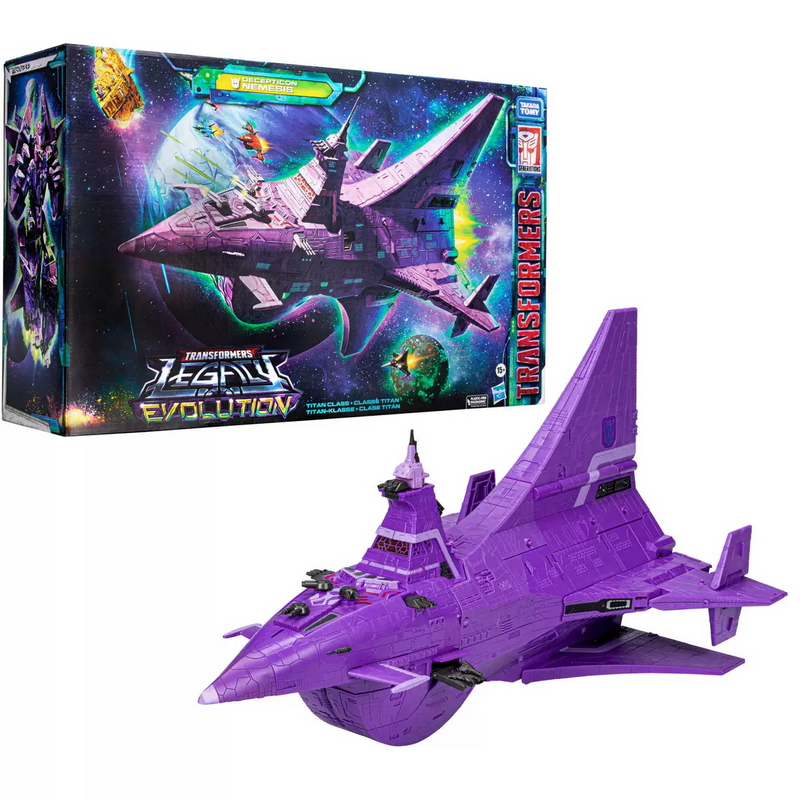 孩之宝变形金刚传世泰坦级报应号