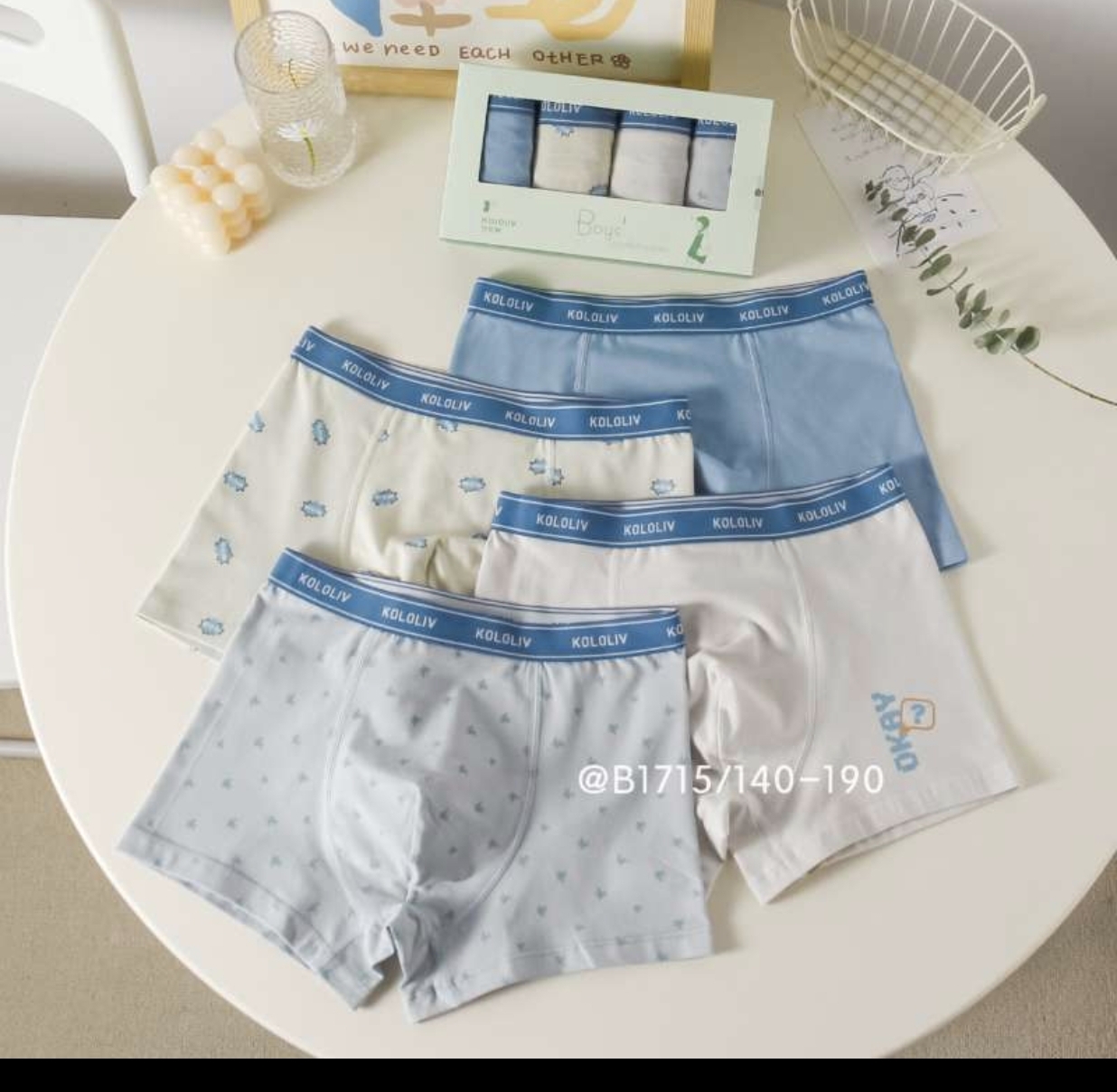 青少年可乐梨儿童棉内裤男生平角大童男学生初高中生四角短裤