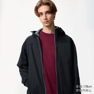 男装防风摇粒绒拉链连帽开衫/长袖外套25秋冬新款481182