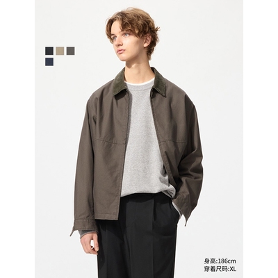 男装女装休闲拉链短茄克外套巴恩风翻领夹克478230 480827