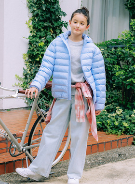 童装男女童PUFFTECH空气棉服可机洗连帽外套排骨棉服478123