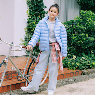童装男女童PUFFTECH空气棉服可机洗连帽外套排骨棉服478123