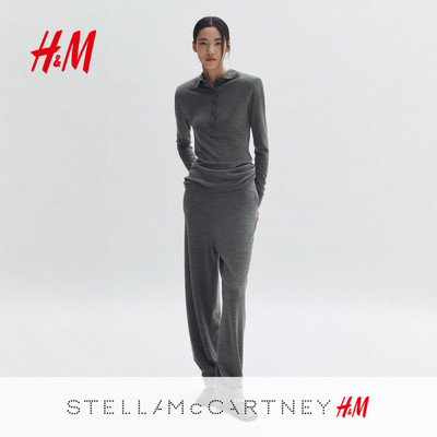 【Stella McCartney H&M】女装Polo衫美利奴羊毛内搭上衣1337355