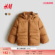 保暖疏水棉服1232402 立领时尚 HM童装 儿童男童棉服冬季