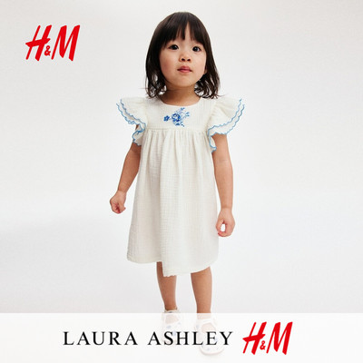 【Laura Ashley H&M】童装女婴裙子2026夏季棉质连衣裙1335163