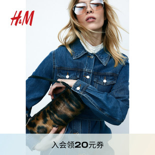 金属铆钉单肩包1260598 HM女士包袋春季
