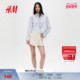新年系列 牛仔短裙裤 HM女装 子2026春季 围裹式 裤 新款 1324104