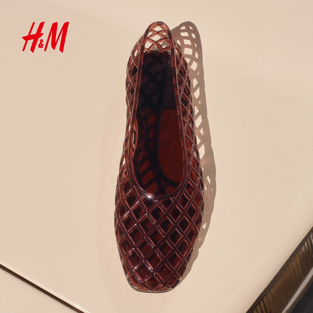 HM2026夏季新款女鞋果冻芭蕾平底鞋1320449图片