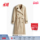 HM女士风衣冬季 斜纹布风衣1259407