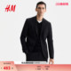 型单排扣西装 标准版 上衣1256058 外套西服春季 HM男装