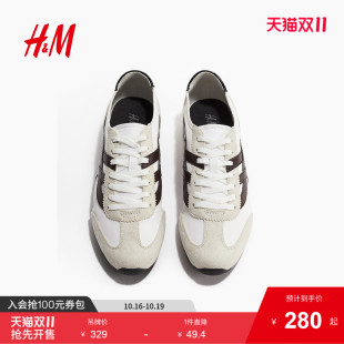 运动鞋 休闲运动鞋 2025年秋季 平跟浅口潮流时尚 1268920 新款 HM女装