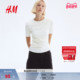 女装 HM春季 新款 休闲垂褶上衣1299843