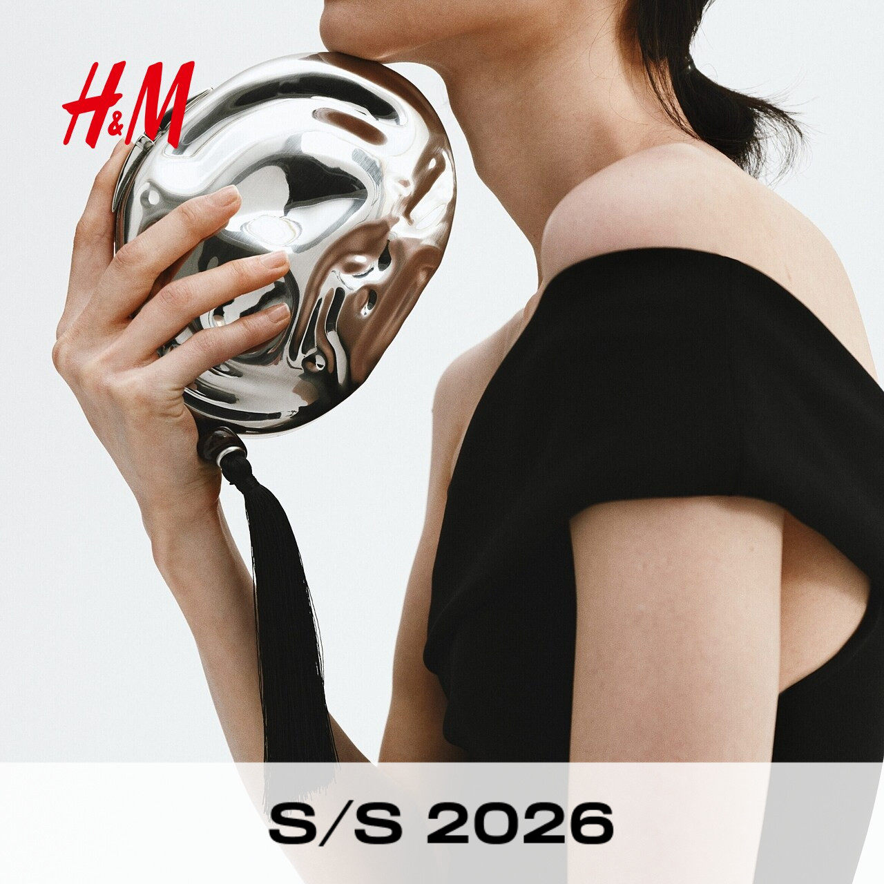 HM2026春季新款女士不对称金属手拿包1334418