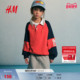 红色橄榄球衫 1315349 儿童男童女童卫衣春季 新款 柯达 HM童装