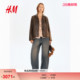 HM冬季 皮夹克1304165 女装