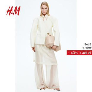 西装 冬季 新款 无领斜纹布休闲正装 2025女装 时尚 外套1282535