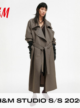 H&MStudio S/S 2026女装毛呢外套春季新款长款羊毛大衣1319442