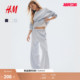 套装 卫衣慢跑裤 2件式 圆领运动长袖 1301045 春季 HM女装