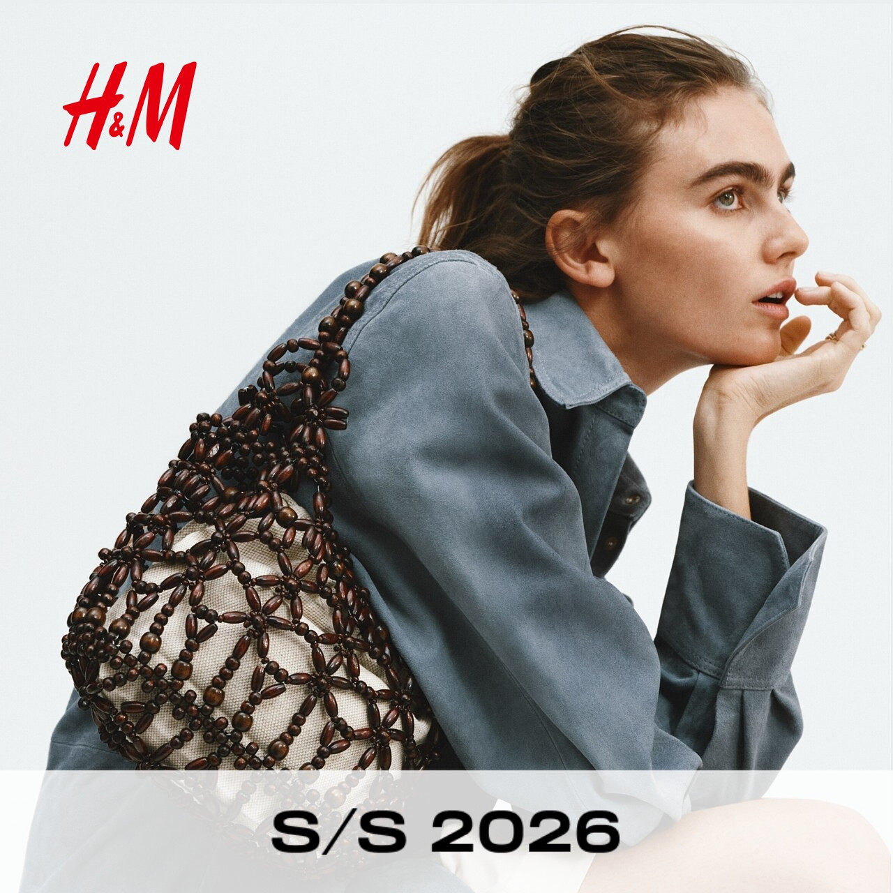 HM2026夏季新款女士珠饰单肩包1332752