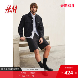 型牛仔外套1282144 标准版 HM牛仔外套2025年秋季 新款
