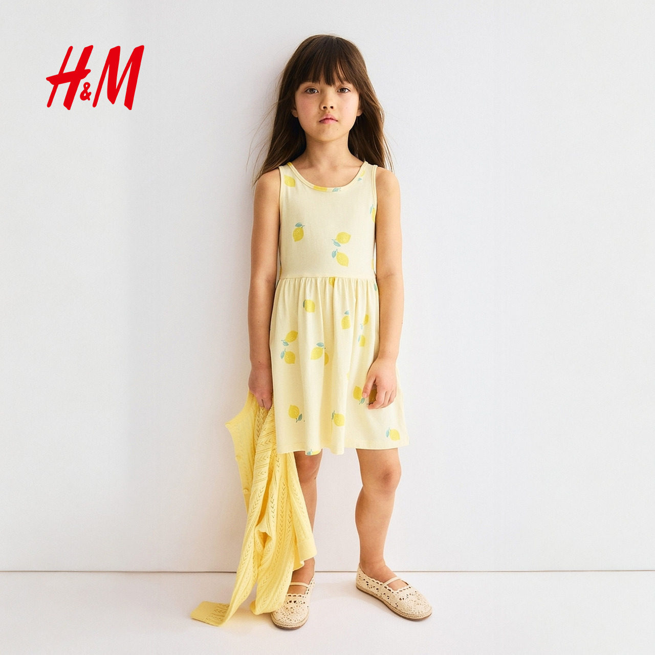 HM童装儿童女童裙子2026夏季无袖演出表演连衣裙1157735图片