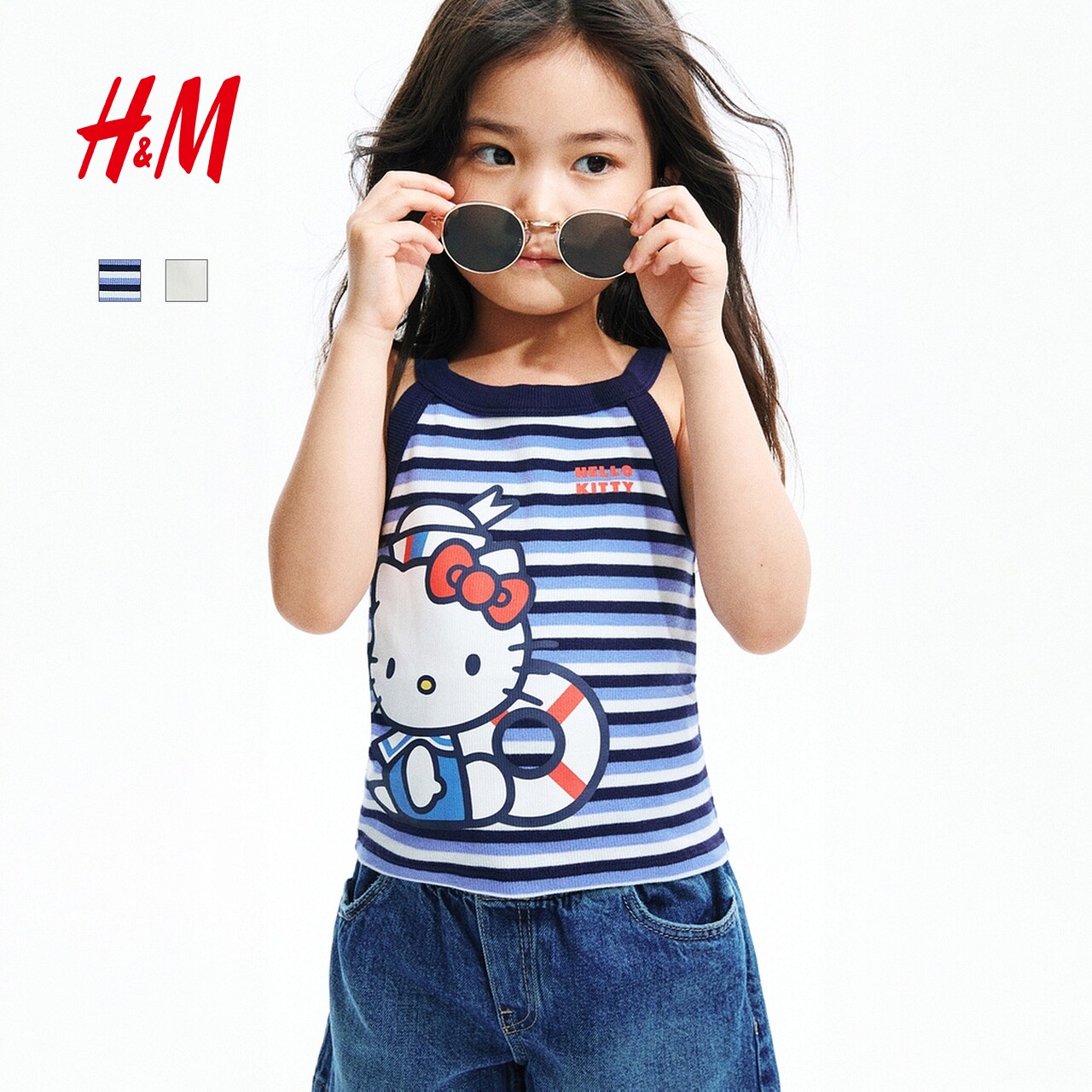 【三丽鸥系列】HM童装儿童女童背心夏季Hello Kitty背心1346708图片