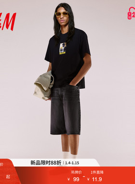 【Pulp Fiction】HM男装女装T恤春季新款电影印花情侣短袖1268967