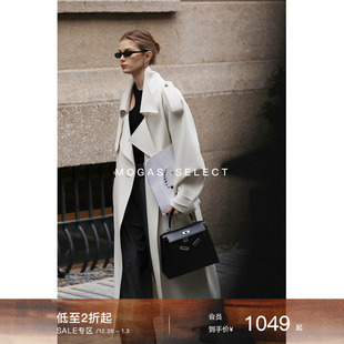 重工奢牌英伦VTG显瘦长款 Mogas早春战袍 风衣外套女春秋 现货