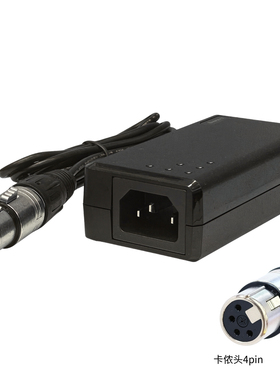 航嘉12V4A适用罗兰BA-330音箱电源 卡侬头4Pin