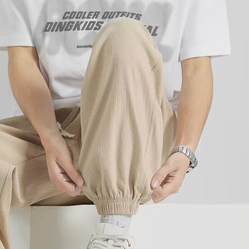 卡其色休闲裤男2025夏季薄款裤子