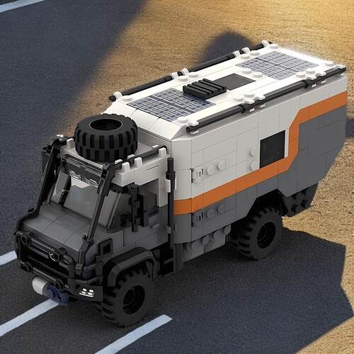 MOC-171204益智汽车系列拼插积木